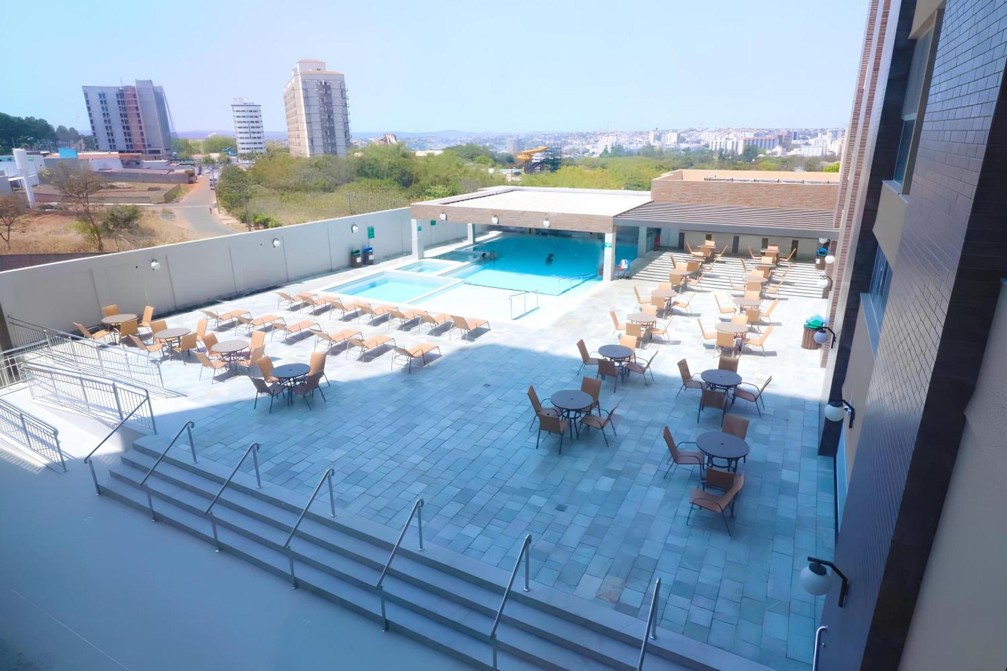 Апартаменти Piazza Diroma Com Acesso Ao Acqua Park Калдас-Новас Екстер'єр фото